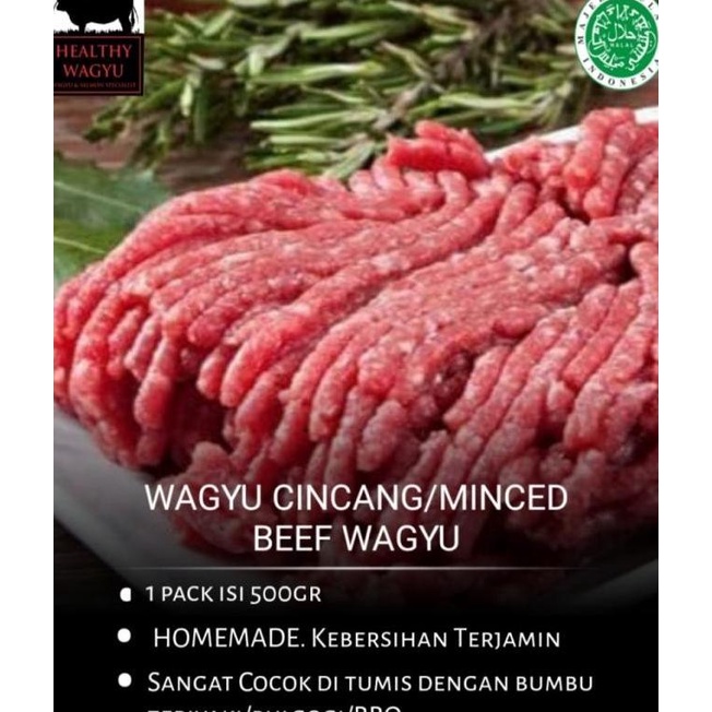 

Miliki Wagyu Cincang/ Minced Beef Wagyu 500 Gram Lovloa