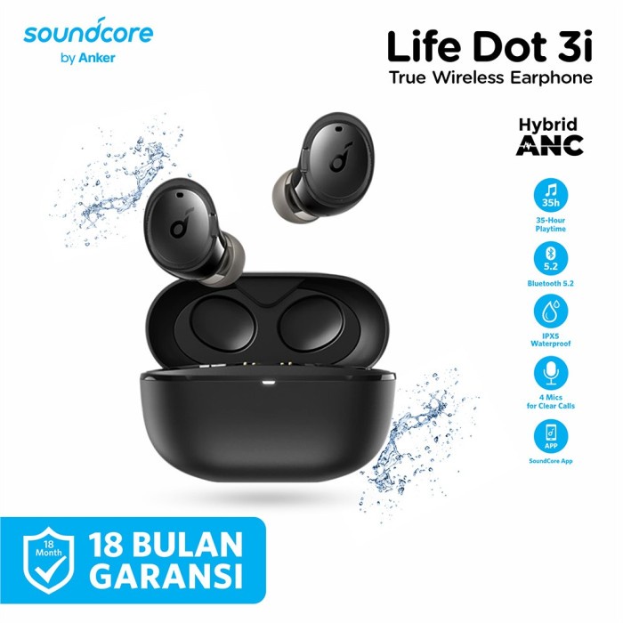 Ready True Wireless Earbuds Anker Soundcore Life Dot 3i - A3982