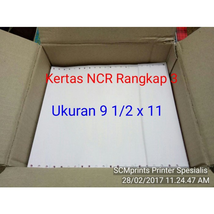 

Promo Kertas Ncr Rangkap 3 Untuk Invoice / Countinius Form / Ncr Paper 3 Ply