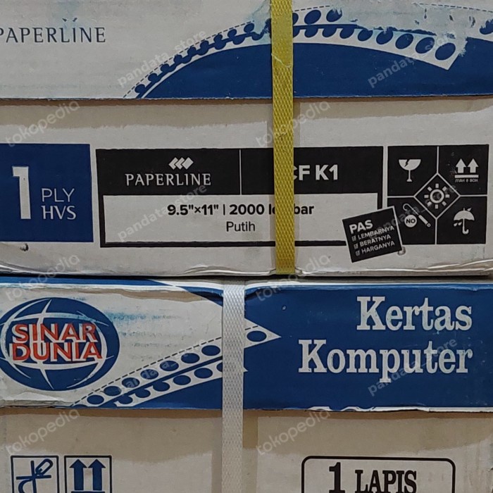 

Promo Kertas Continuous Form 1 Ply 9.5 X 11 Sidu/Paperline Isi 2000 Lmbr