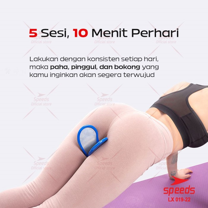 SPEEDS 019-22 Hip Trainer Alat Olahraga Gym Paha dan Kaki Biru
