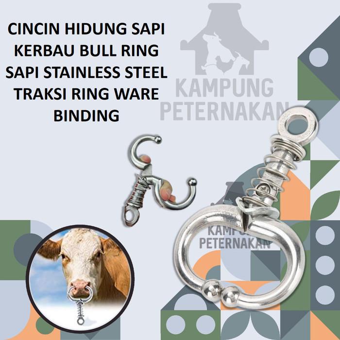 Cincin Hidung Sapi Kerbau Bull Ring Sapi Stainless Steel Traksi Ring