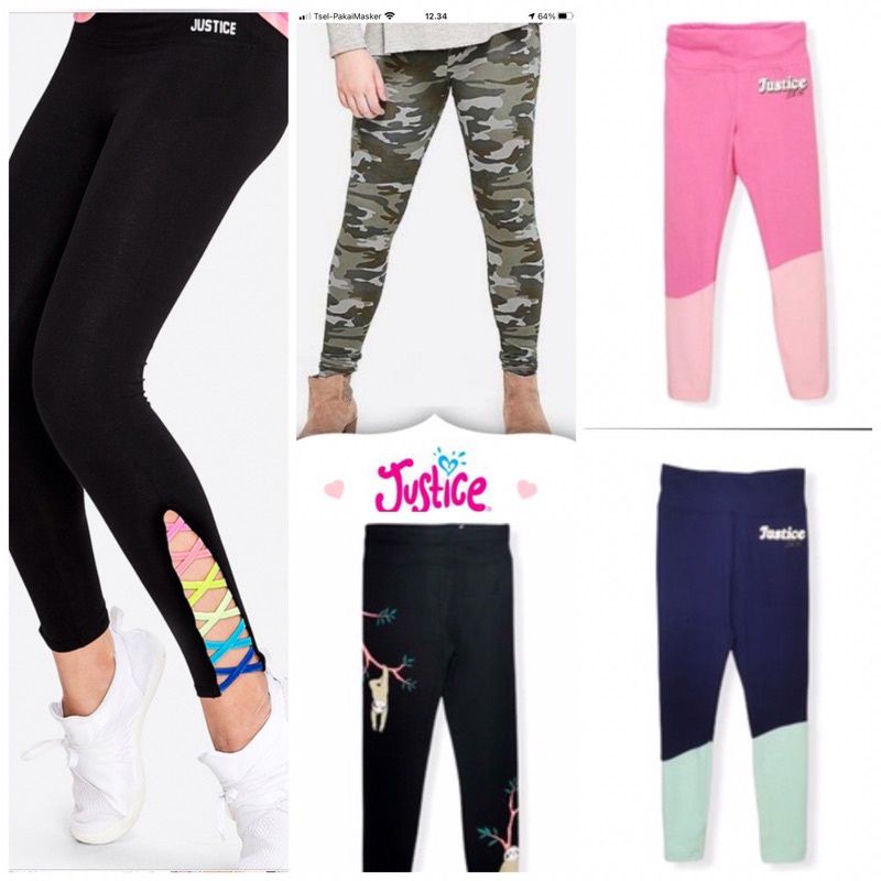 Legging Anak Perempuan Merk Justice