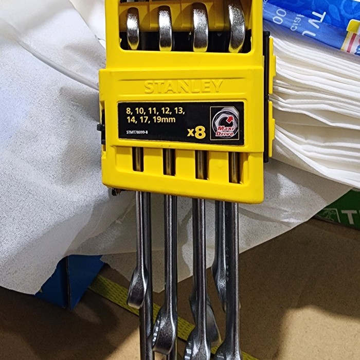 KUNCI RING PAS STANLEY 8 PCS COMBINATION WRENCH STANLEY