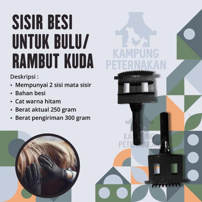 Sisir Bulu Hewan Kuda Sapi Domba Kambing Etawa dll