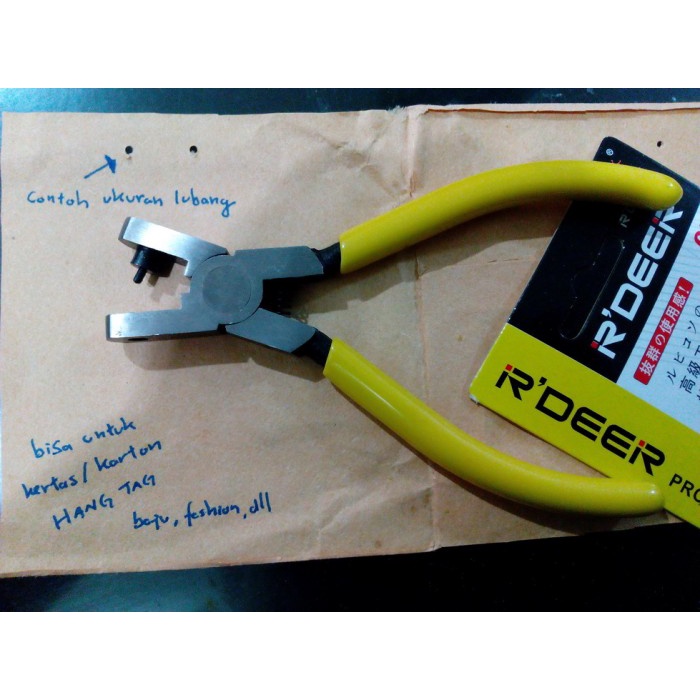 

Lubang Kecil - Pembolong Kertas (Karton) Hang Tag Gun Baju Laundry