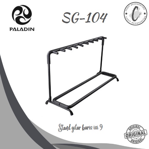 Stand Gitar - Stand Gitar Baris Isi 9 Paladin Sg104 Rak Gitar