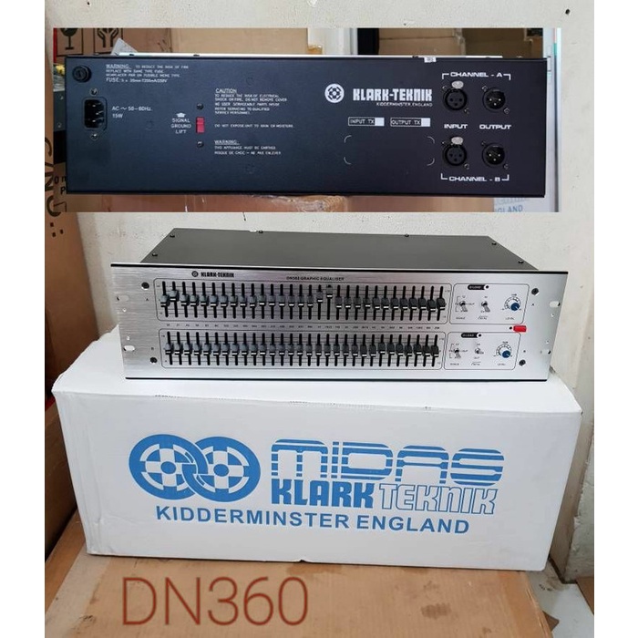 Equalizer MIDAS DN360 DN 360 Utk audio karaoke,studio,recording