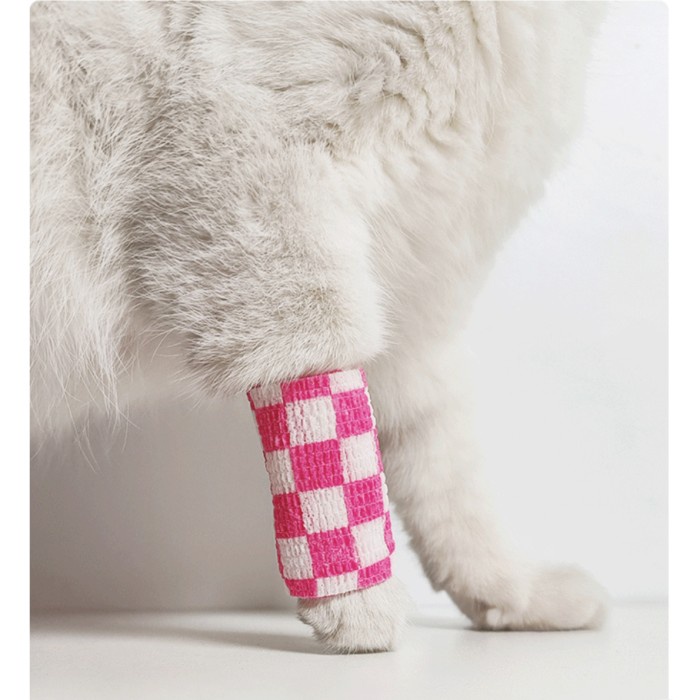 Perban plester anjing kucing pet dog cat aid elastic adhesive bandage