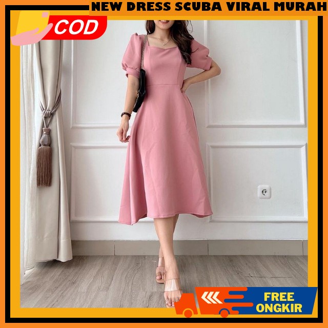 Premium Polos Elegan Party Pakaian Remaja Perempuan Dress Korean Style Import Premium Kekinian 2024 