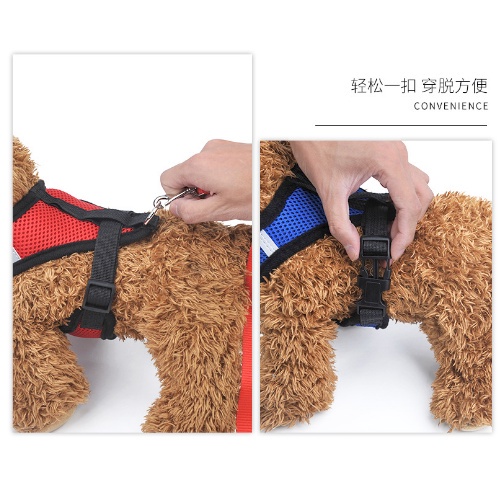 Harnes Kucing Musang Chest Harness Rompi Anjing Tali Untun Hewan Peliharaan