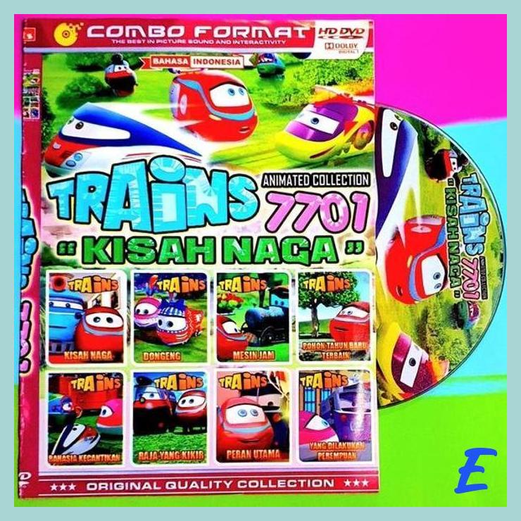 | HNP | KASET DVD FILM ANAK TERBARU KARTUN KERETA TRAINS