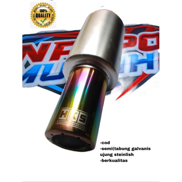 KNALPOT MOBIL HKS GRONEL SUARA BASS ADEM COCOK UNTUK SEMUA JENIS MOBIL BENSIN MAUPUN SOLAR