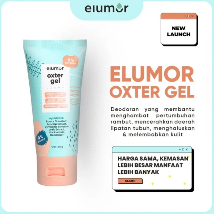 Elumor Oxter Cream Serum/Pemutih Ketiak/Area Gelap/Selangkangan