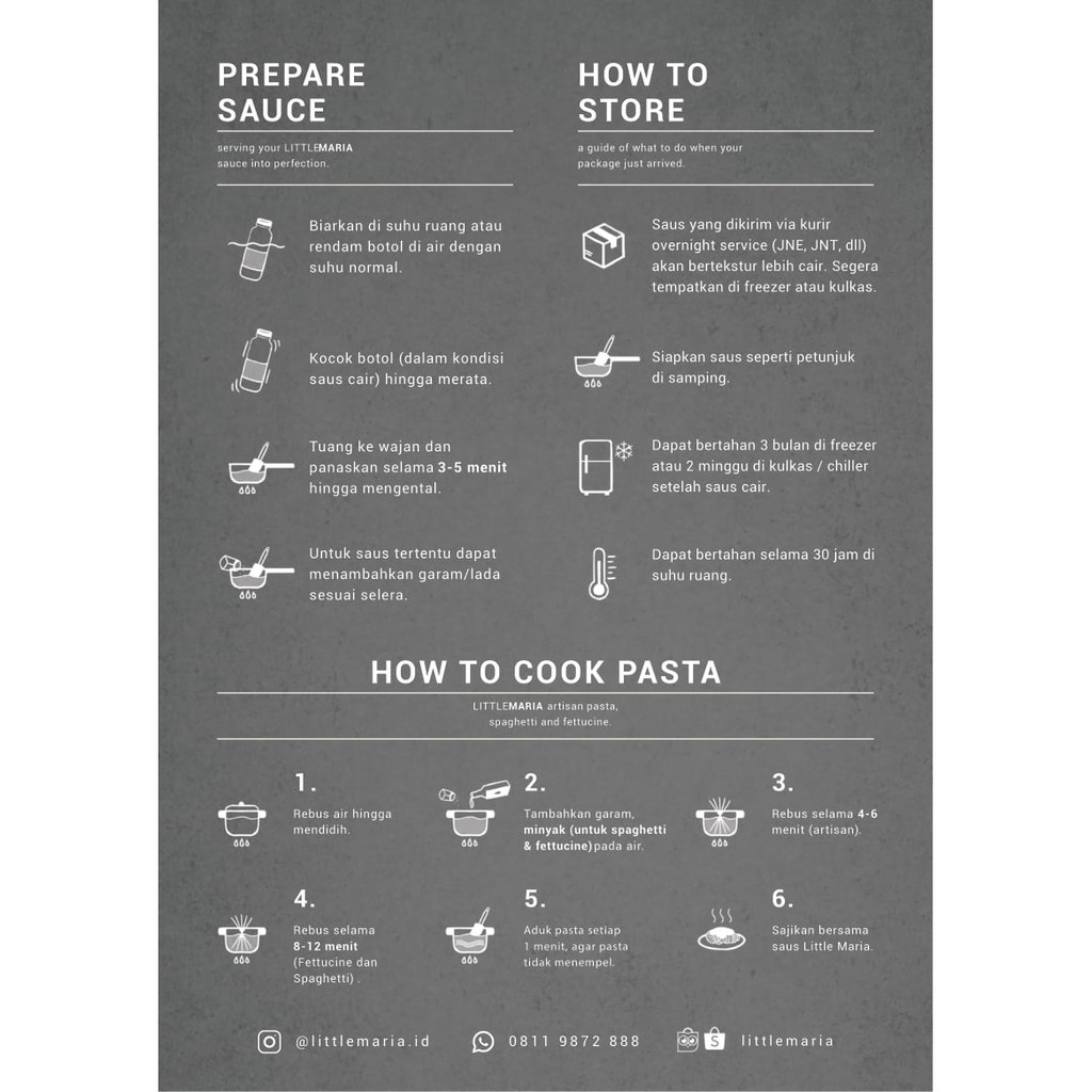 

Littlemaria Carbonara Sauce/Saus Carbonara 500G