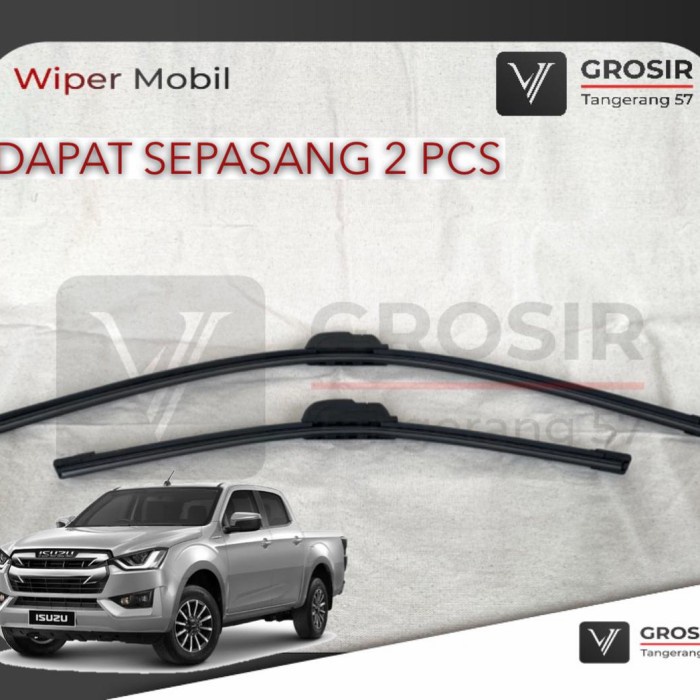 Wiper Isuzu Mux Mu X Frameless / Wiper Isuzu Mux Mu X 2 Pcs Best