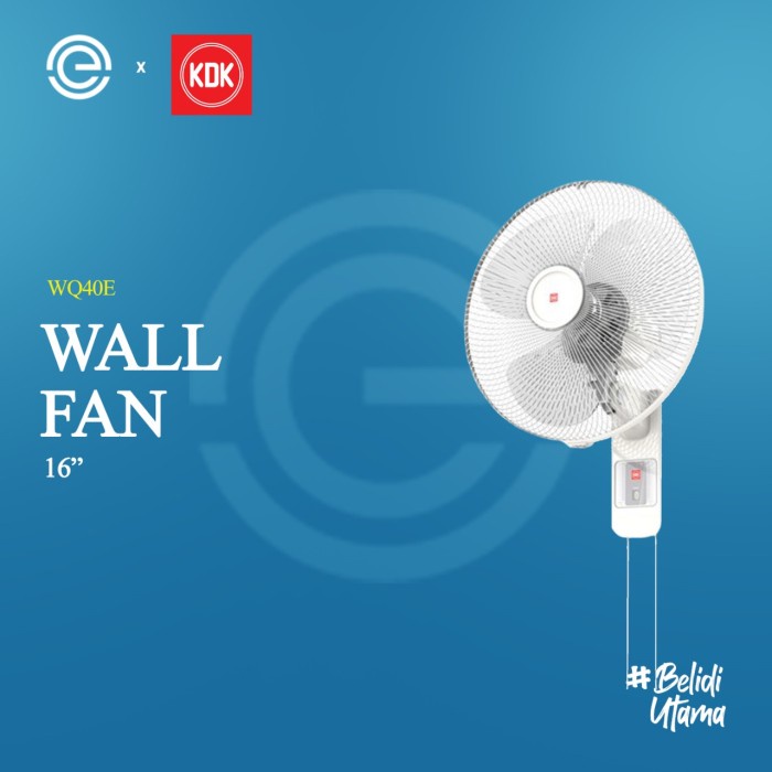Kdk Kipas Angin Dinding 16 Inch - Wq40E