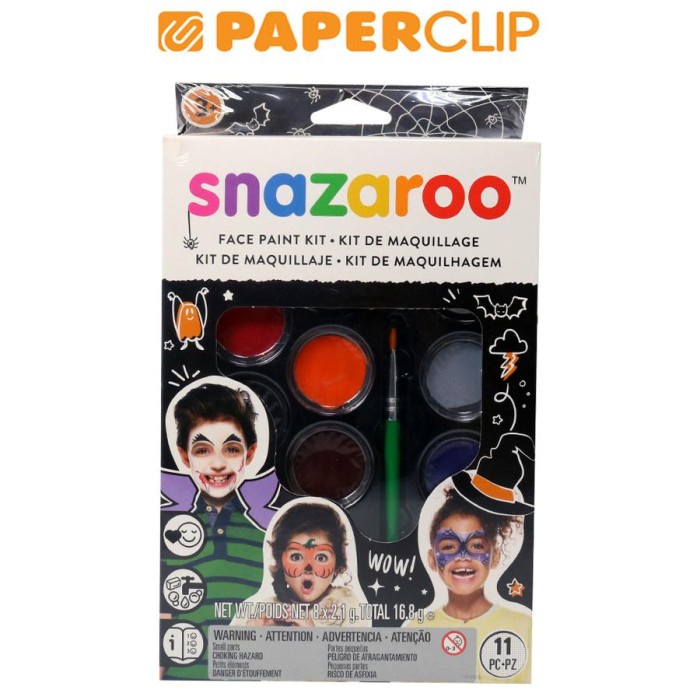 

Face / Body Painting Snazaroo Hellowen Kit 1180118Sn