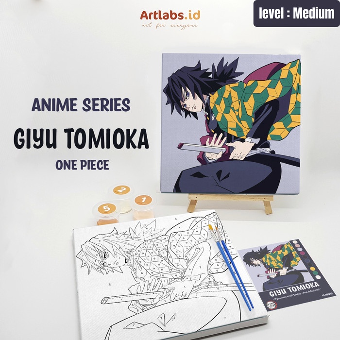 

Giyu Tomioka - Paint By Number 10 Color [Anime Series]