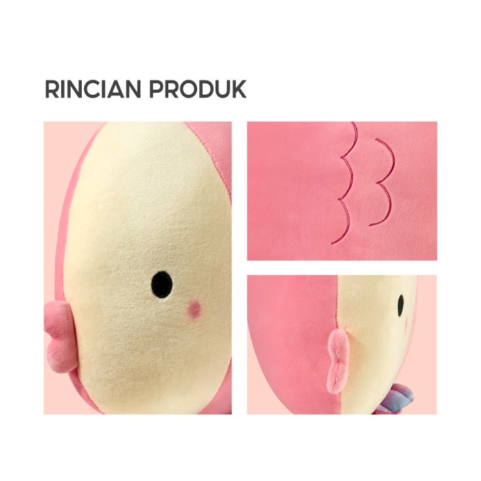 Terbaru Miniso Id Bantal Ikan 15 Inci Mewah Lembut Yang Indah Murid Boneka