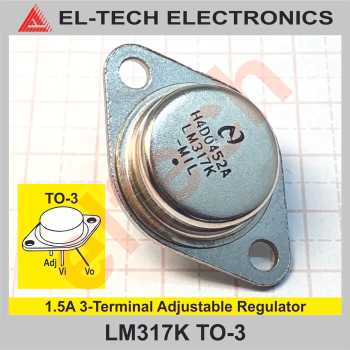 TERLARIS LM317 LM317K LM 317 317K TO-3 Adjustable Positive Voltage Regulator