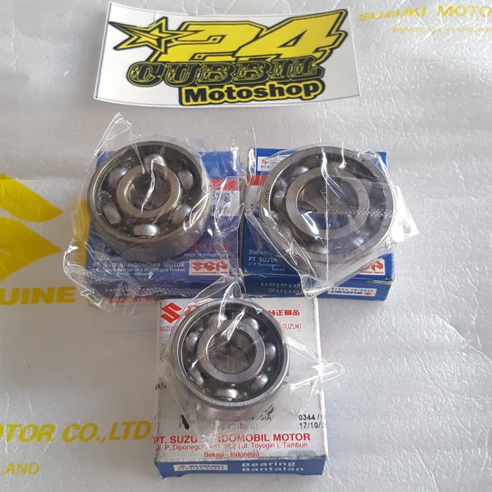 LAHER BEARING SETT RODA BELAKANG SATRIA FU SATRIA FU FI ORIGINAL SGP