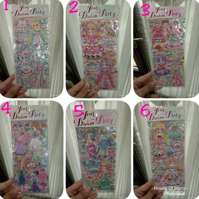 

Sticker Princess Timbul Double - Sticker Anak Lucu Stok Terbatas