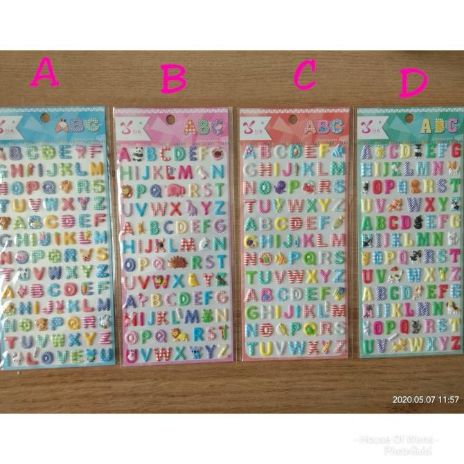 

Sticker Abjad Lucu - Sticker Huruf Timbul Lucu Pengiriman Cepat