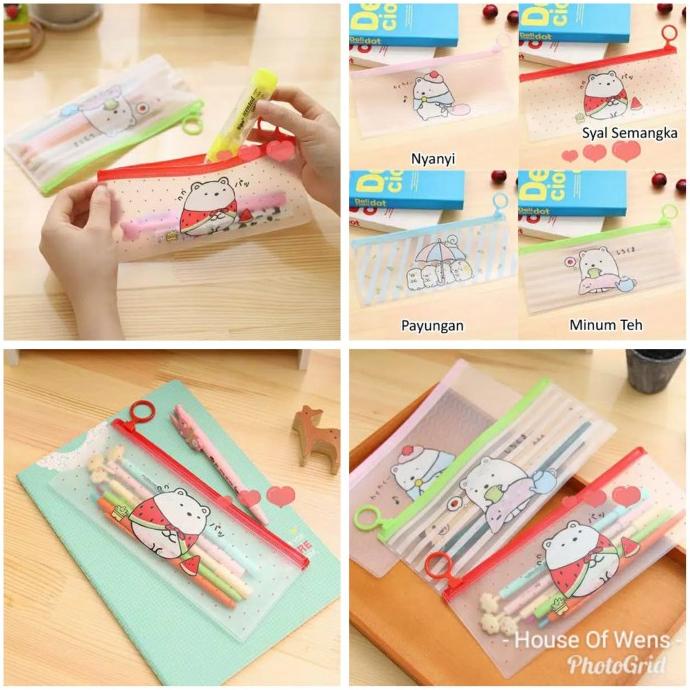 

Transparant Pencil Case - Tempat Pensil Transparant Stok Terbatas