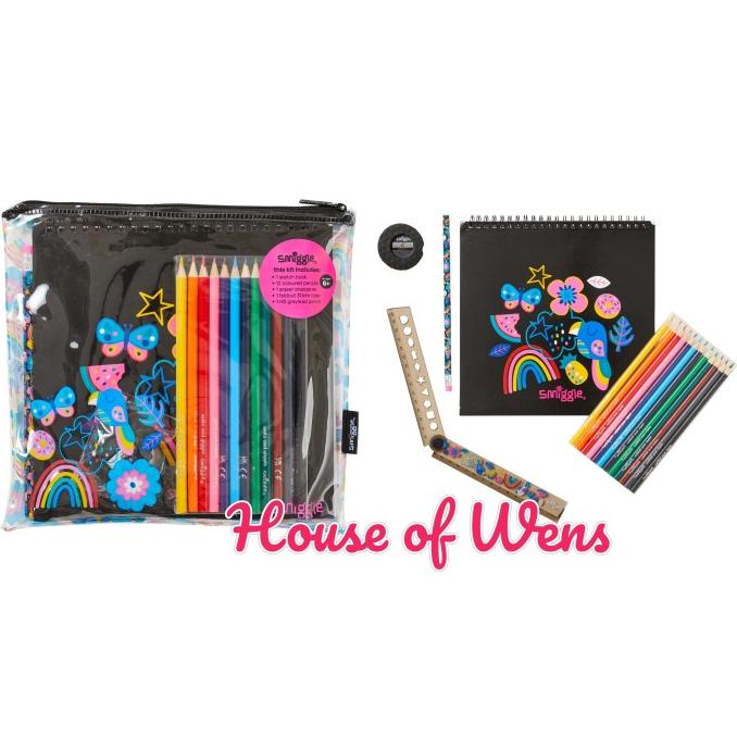 

Smiggle Flow Sketch Stationery Gift Pack Original - Paket Alat Tulis Berkualitas