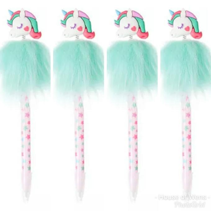 

Smiggle Fluffy Spring Pen - Pulpen Unicorn Smiggle Limited Edition