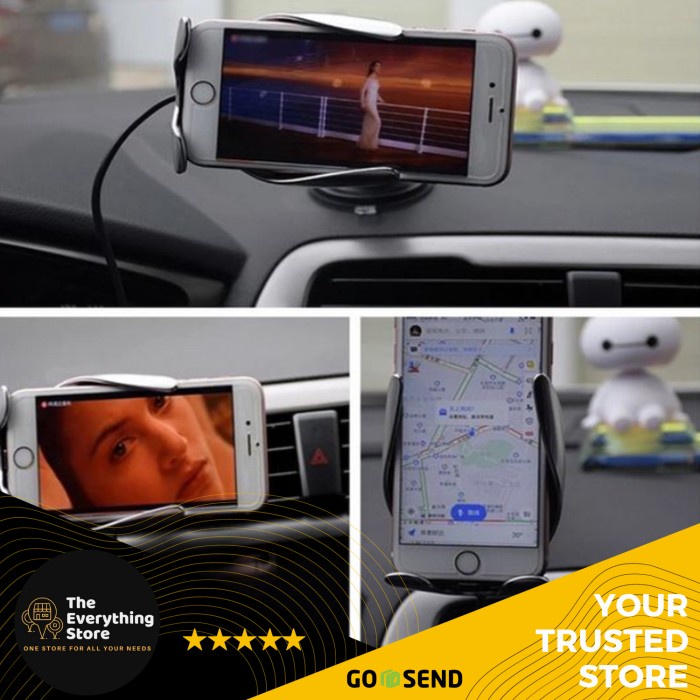 Dudukan Ponsel Sensor Pintar