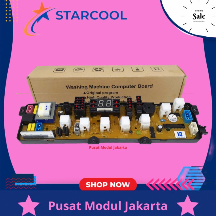 Modul Pcb Mesin Cuci Polytron Paw-7001 Paw-8001 Paw-9001