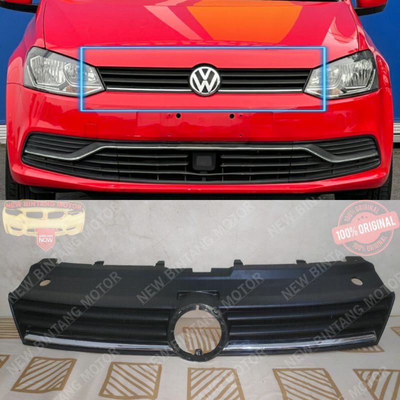 Grill vw polo volkswagen polo 2015 2017 original
