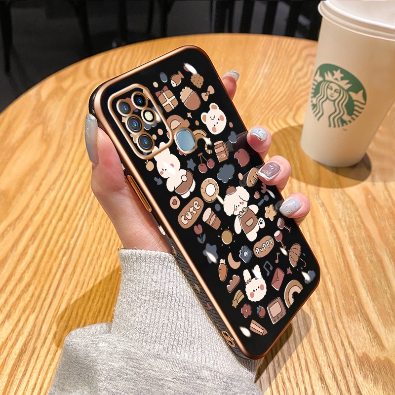 Casing Hp Infinix Hot 10 Play Hot 11 Play Hot 10s Nfc Hot 10T Hot 11s NFC Case lucu pencuci mulut po