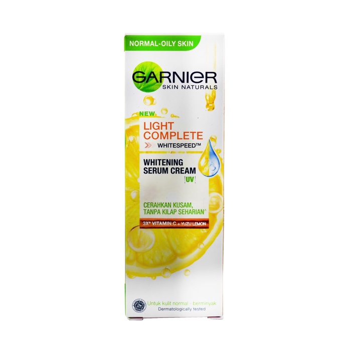 Gratis Ongkir Krim Wajah Pemutih Mencerahkan Garnier Whitening Serum Cream 20 Ml