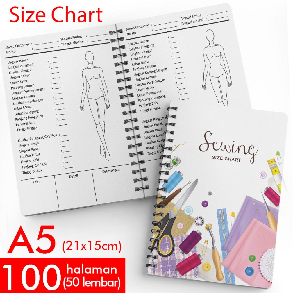 

Baru Notebook Buku Catatan Jahit Taylor Book Promo