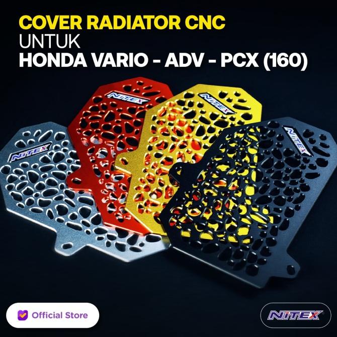 NITEX Cover Radiator Alumunium CNC Honda Vario 160 ADV 160 PCX 160