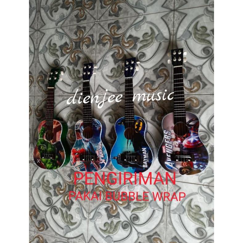 Murah Ukulele/gitar ukulele motif karakter kartun/kentrung/kado COD