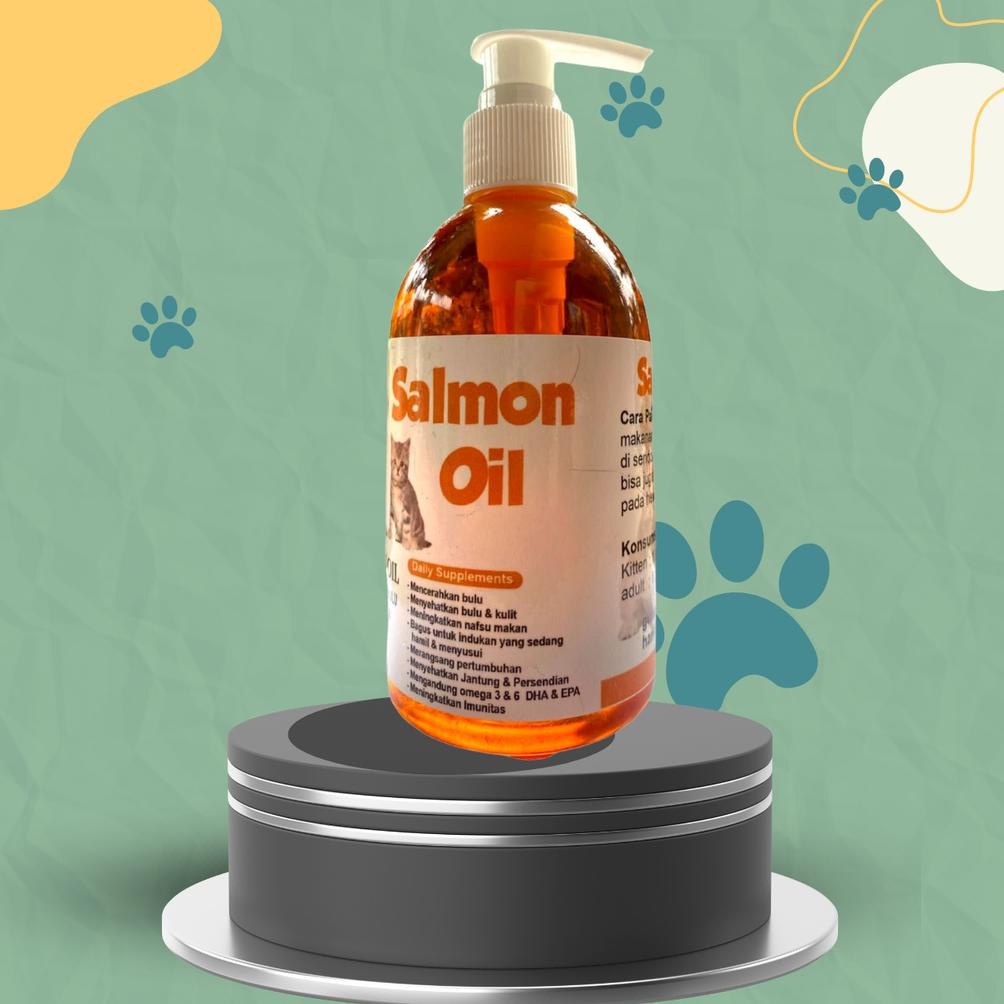 PROMO 60ml - 250ml - MINYAK IKAN SALMON / SALMON OIL / MINYAK SALMON / MINYAK IKAN / VITAMIN BULU KU