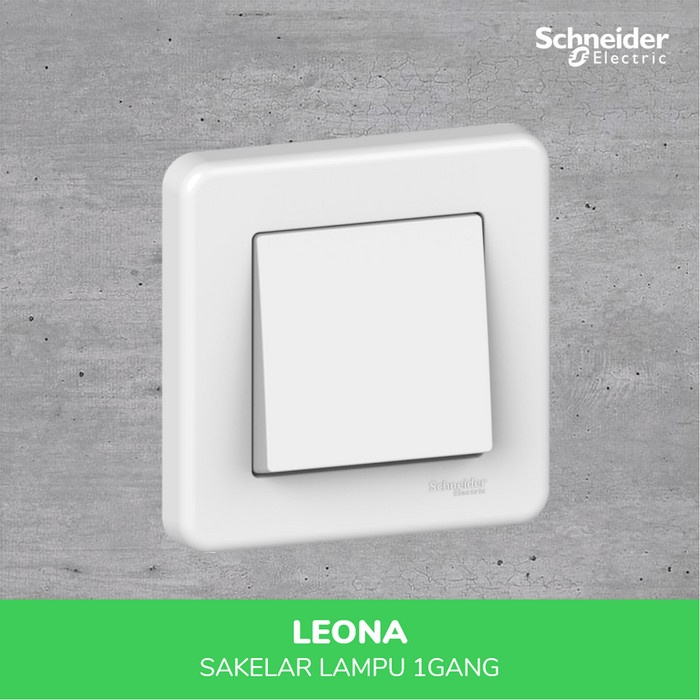 Schneider Saklar Lampu 1 Gang Leona - Lna0100321