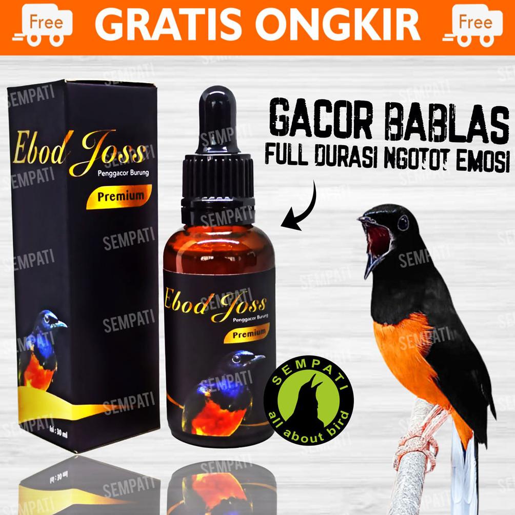 PROMO Vitamin Penggacor Burung Ebod Joss Premium Suplemen Obat Burung Juara Doping Stamina Nafas Pan