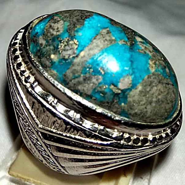 [Baru] Batu Cincin Virus Persia Serat Emas002 Diskon