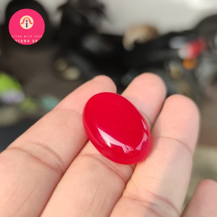 [Baru] Batu Cincin Giok Merah Taipe Limited