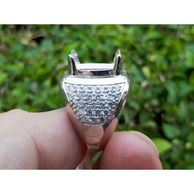 [Baru] Ring Cincin Perak Hongkong 925 Kombinasi Zircon Mewah Prk046 Diskon