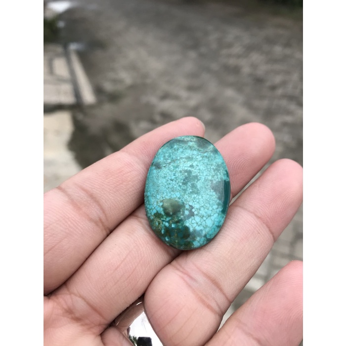 [Baru] Batu Pirus Xinjiang Natural Big Size  127  Terbaru