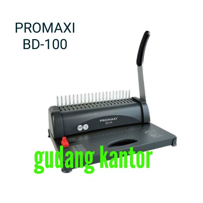 

MESIN JILID PROMAXI BD100 COMB BINDING MACHINE / Alat BINDING BD 100