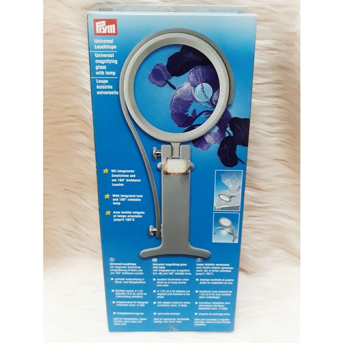 

Universal Magnifying Glass with lamp (Kaca Pembesar)