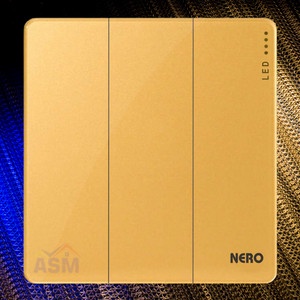 [New] Preciosa I91632D-Gold Saklar 3 Gang Hotel Nero Terbaru