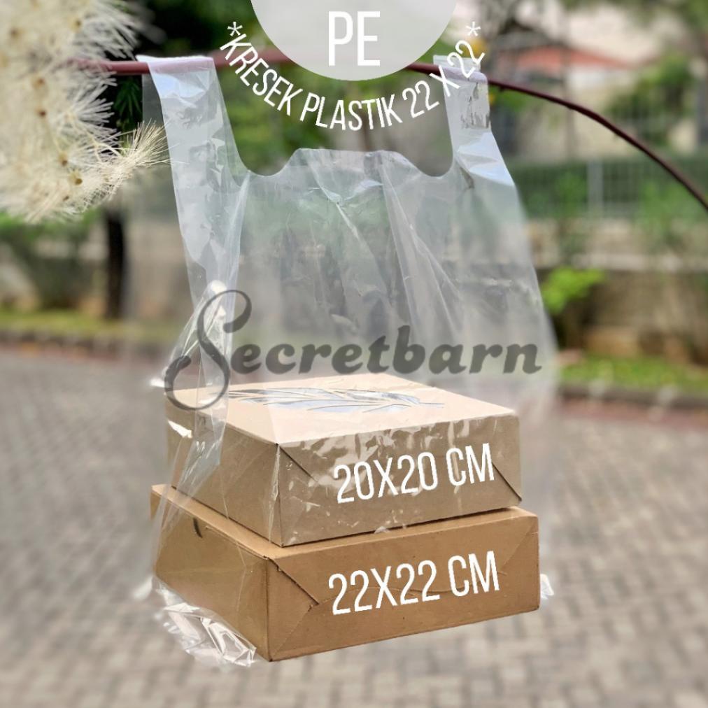 

Hot - tas plastik BENING isi 50 untuk dos 22 x 22 kantong PE PP TRANSPARAN tebal kresek kantung clear transparant !